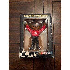 Boyds Racing Family NASCAR Bearstone Ornament Resin Hand-Painted & Sculpted